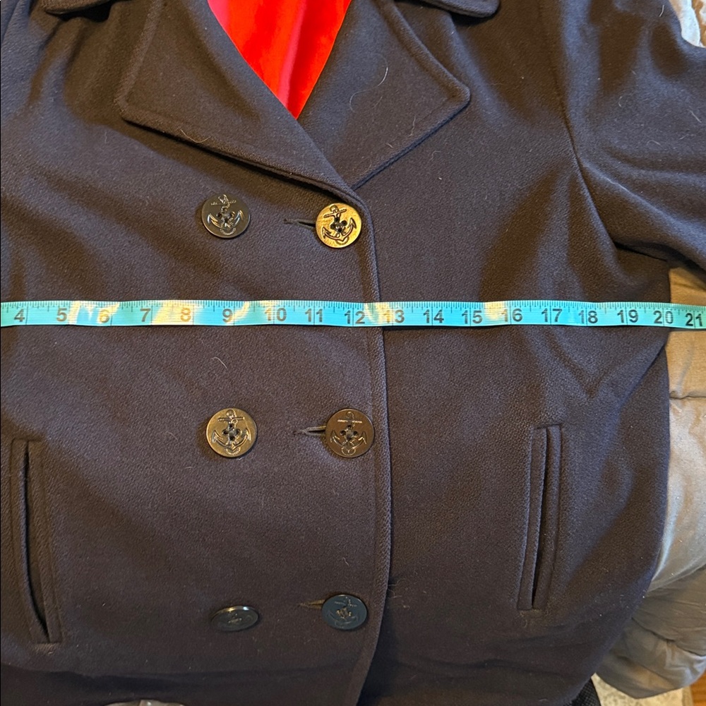 Lands' End Navy Pea Coat - Picture 11 of 11